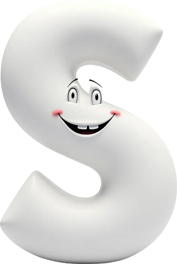 Smiling Letter S